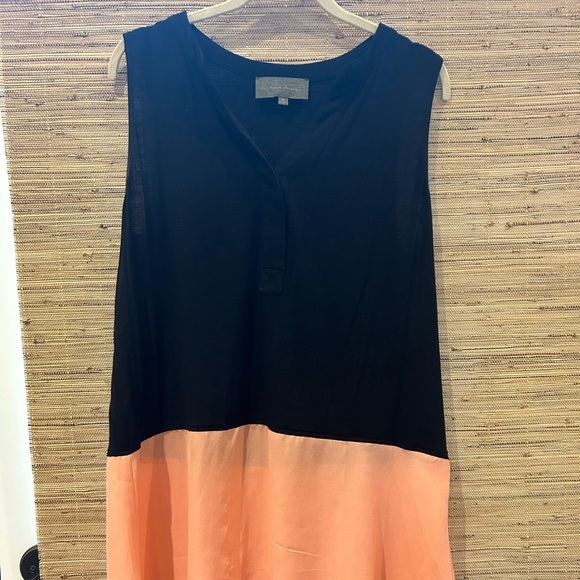 Anthropologie Tops - Anthropologie Black & Pink Sleeveless Blouse Sunday in Brooklyn Women’s Medium